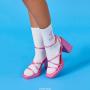 Barbie Rhinestone Block Heels