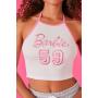 Barbie Cropped Halter Top