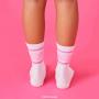 Barbie Varsity-Striped Crew Socks