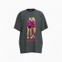 Barbie print short sleeve oversize T-shirt