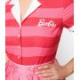 Barbie™ x Unique Vintage Pinktastic Stripe Barbie™ Rockaway Top