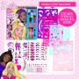 Horizon Group USA Barbie Makeup Artist Magazine, Create Your Own Hair & Makeup Looks Using 130+ Stencils, 180+ Stickers, Crayons, Pretend Makeup & More