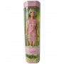 Pretty Flowers Barbie Doll (blonde, pink)