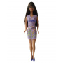 Pretty Flowers Barbie Doll (purple)