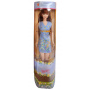 Pretty Flowers Barbie Doll (blue)