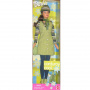 Corduroy Cool Barbie Doll (green)