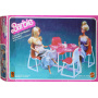 Barbie Colección de Muebles de Ensueño Mesa y Sillas de Comedor (Rotoplast)