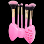 Barbie makeup brushes with holder