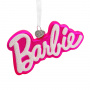 Barbie™ Logo Blown Glass Hallmark Ornament