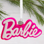 Barbie™ Logo Blown Glass Hallmark Ornament