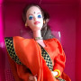 Barbie in India (Orange Sari) Barbie Doll