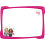 Maped - Barbie White Slate Kit - Flexible Unbreakable - 1 Erasable Slate + 1 Accessory Holder + 1 Brush + 1 Felt-Tip Pen - Double-Sided