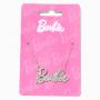 Barbie™ Silver Logo Necklace