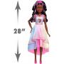 Barbie 28-inch Best Fashion Friend Unicorn Party Doll, Black Hair