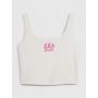 Adult Gap × Barbie™ Curvy Logo Crop Tank Top