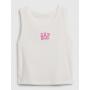 Gap× Barbie™ Curved Logo Tank Top for Kids