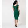 Preorder - Barbie™ x Unique Vintage 1960s Style Green Sheath Dress