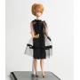 Preorder - Barbie™ x Unique Vintage Black Magic Sheath Dress & Cape Set