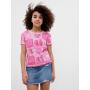 Gap Gap × Barbie™ Logo T-Shirt in 100% Organic Cotton for Kids