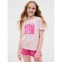 T-shirt with Barbie™ × Gap logo 100% Organic Cotton