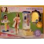 Barbie Light-Up Bathroom W/Shower & Light-Up Vanity