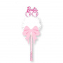 Barbie Pom Pom Pen - White