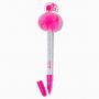Barbie™ Silver & Pink Pom Pen