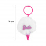 Barbie Keychain in the Shape of White Synthetic Ice Cream 10 Cm