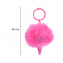 Barbie Keychain in the Shape of Pink Synthetic Ice Cream 10 Cm
