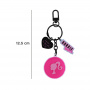 Barbie Keychain Fuchsia Synthetic Macaron Design 12.5 Cm