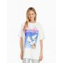 Barbie print short sleeve oversize T-shirt