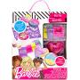 Barbie Make Your Own Bath Bomb Kit de Horizon Group USA, cuatro bombas de baño personalizadas de colores y olor dulce, incluye plantilla, purpurina, moldes, fragancias y más, rosa, amarillo, verde azu