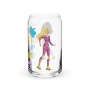 Barbie 1990's Hot Skatin' Can Shaped Glass