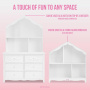 Barbie Evolur Rose Hutch/Bookcase White