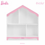 Barbie Evolur Rose Hutch/Bookcase Pink and White