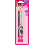 Maped – 6 Graphite Pencils HB #2 BARBIE - Pencils - Ergonomic Triangular Shape - Pack of 6 Pencils