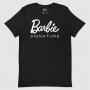 Barbie Signature Logo Unisex Black T-Shirt