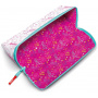 Maped - Barbie Pencil Case - XXL Opening School Pencil Case - Customizable, with 1 Side to Color - Triangular Pencil Case