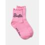 Pink Diamante Barbie Sock