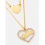 Barbie The Movie Layered Heart Necklace