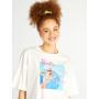 Knit T-shirt Barbie - white