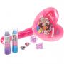 Barbie - Townley Girl 2 Pack Lip Balm Set with Light-Up Mirror, Hair Clips and Rings