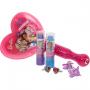 Barbie - Townley Girl 2 Pack Lip Balm Set with Light-Up Mirror, Hair Clips and Rings