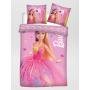 Barbie bedding set - Single - pink