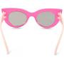 Barbie Girl's Cat Eye Sunglasses and Handled Hard Case Set, Pink Sparkle