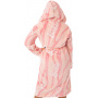 Barbie Pink Hooded Bathrobe for Women