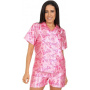 Barbie Women's Girls' Satin Short Pajama Set, Silk Satin Two-Piece Pajamas