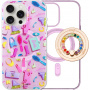 Sonix x Barbie Case + Magnetic Ring (Gold/Rainbow) for MagSafe iPhone 15 Pro Max | Dream Closet