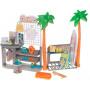 Barbie California Girl Surf 'N Skate Shop Playset