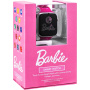 Barbie Touchscreen Smartwatch for Girls with Pink Glitter Silicone Strap and Customizable Watch Faces, Digital Camera, and Activity Tracker